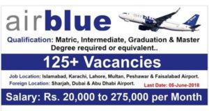 airblue jobs 2018