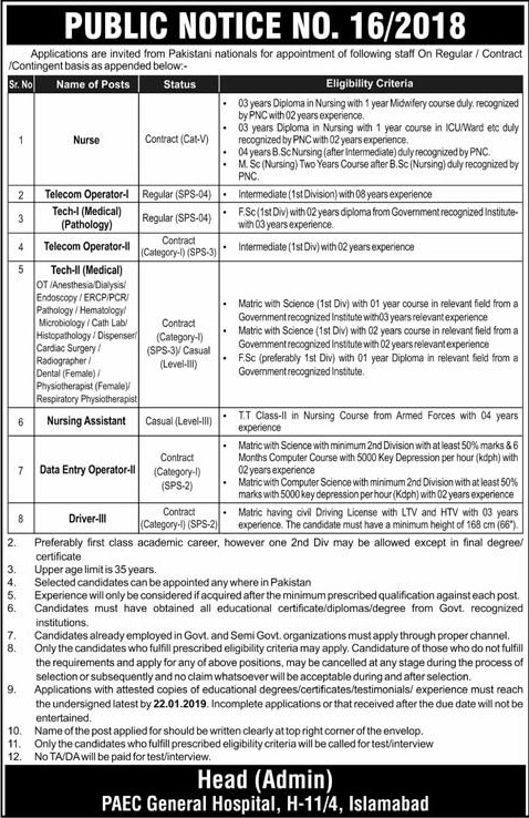 Atomic energy jobs 2019