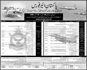 Pakistan Air Force Civilian Jobs