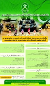 Join Pak Army as Soldier 2021 Online Registration Latest