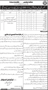 Sindh Police Jobs 2020 for Junior Clerk Latest Advertisement