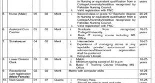 Ministry of NHSRC Jobs National Health Services Regulations & Coordination